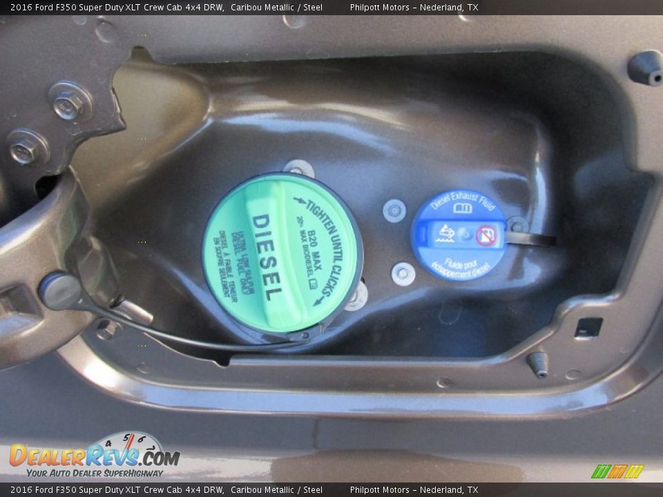 2016 Ford F350 Super Duty XLT Crew Cab 4x4 DRW Caribou Metallic / Steel Photo #16