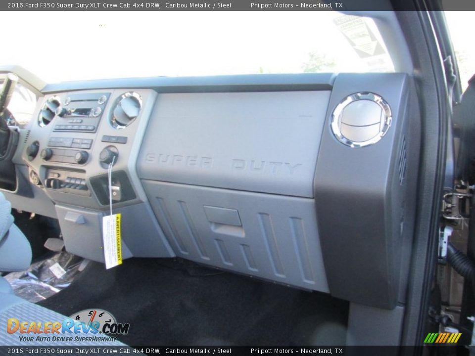 2016 Ford F350 Super Duty XLT Crew Cab 4x4 DRW Caribou Metallic / Steel Photo #18