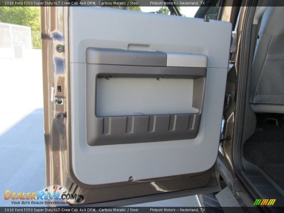 2016 Ford F350 Super Duty XLT Crew Cab 4x4 DRW Caribou Metallic / Steel Photo #19
