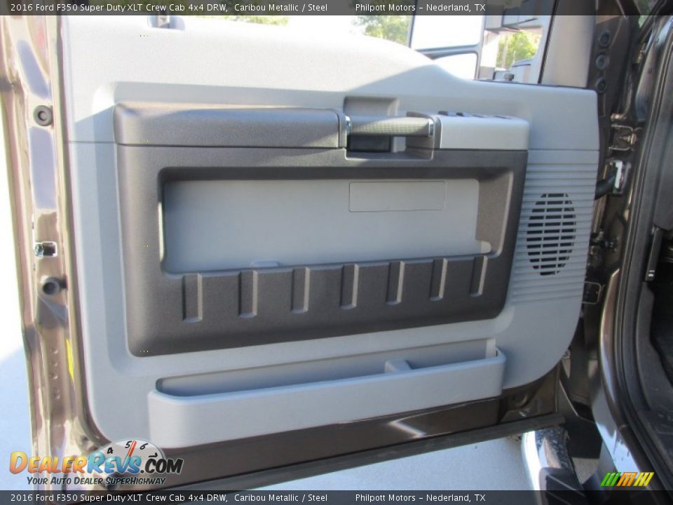 2016 Ford F350 Super Duty XLT Crew Cab 4x4 DRW Caribou Metallic / Steel Photo #21