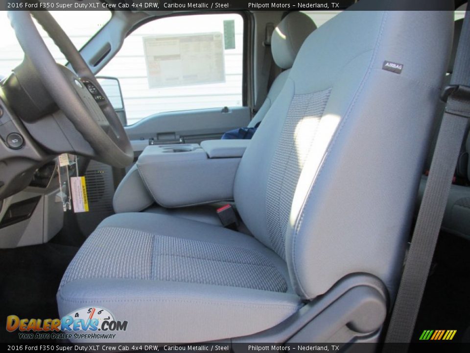 2016 Ford F350 Super Duty XLT Crew Cab 4x4 DRW Caribou Metallic / Steel Photo #24