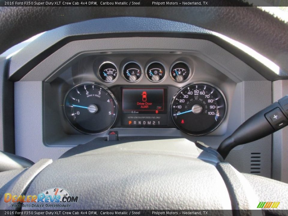 2016 Ford F350 Super Duty XLT Crew Cab 4x4 DRW Caribou Metallic / Steel Photo #34