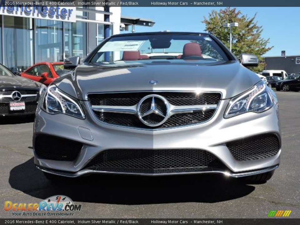 2016 Mercedes-Benz E 400 Cabriolet Iridium Silver Metallic / Red/Black Photo #2