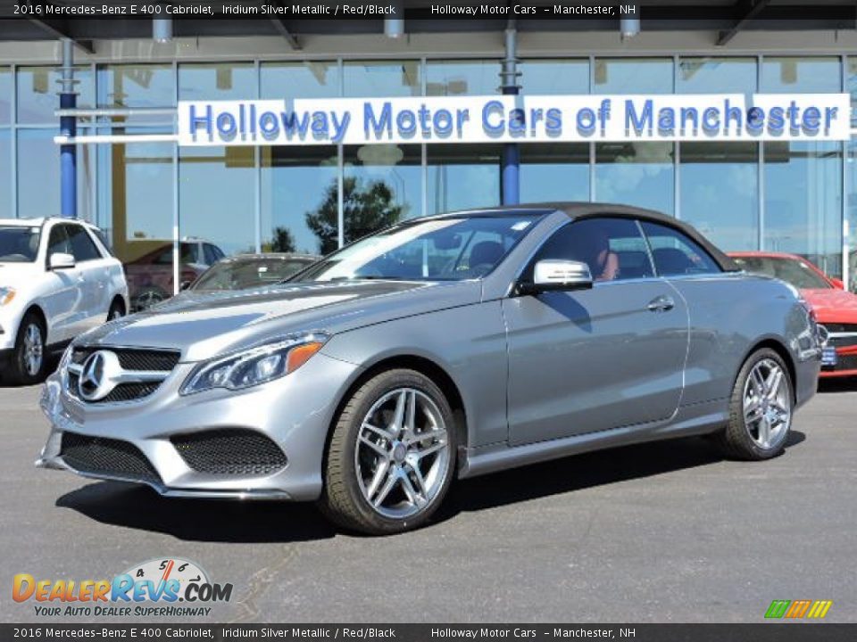 2016 Mercedes-Benz E 400 Cabriolet Iridium Silver Metallic / Red/Black Photo #4