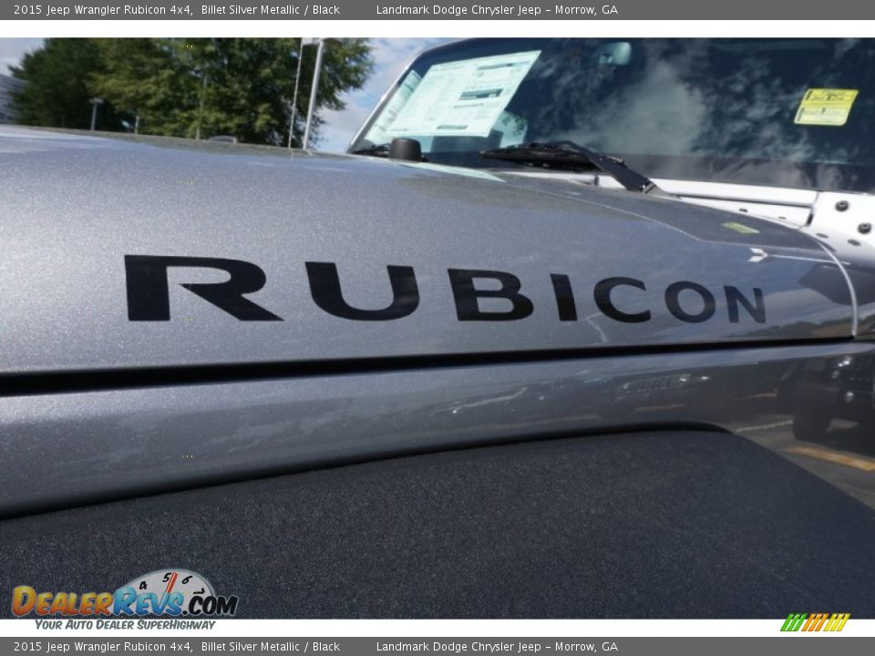 2015 Jeep Wrangler Rubicon 4x4 Billet Silver Metallic / Black Photo #7