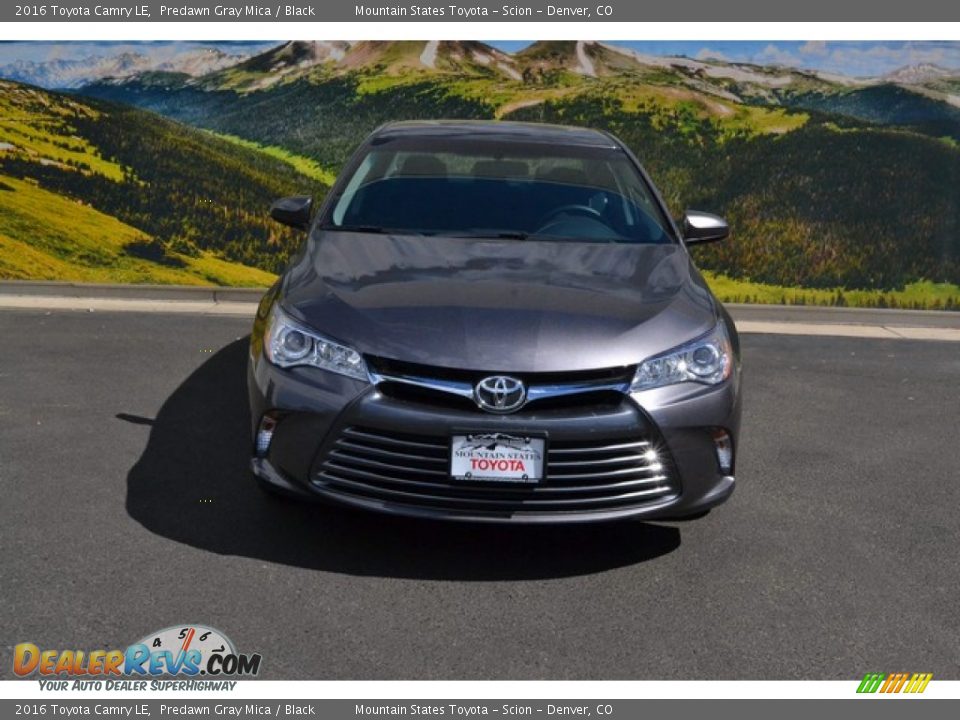 2016 Toyota Camry LE Predawn Gray Mica / Black Photo #2