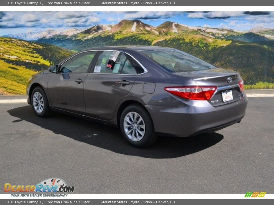 2016 Toyota Camry LE Predawn Gray Mica / Black Photo #3