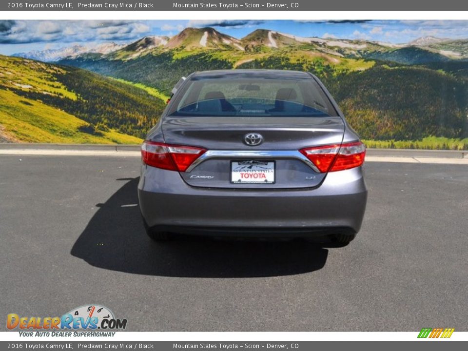 2016 Toyota Camry LE Predawn Gray Mica / Black Photo #4