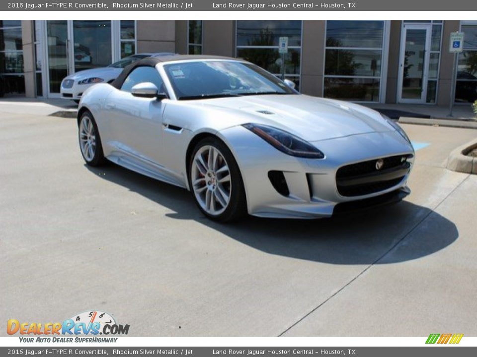 2016 Jaguar F-TYPE R Convertible Rhodium Silver Metallic / Jet Photo #1