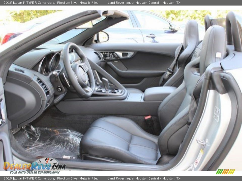 Jet Interior - 2016 Jaguar F-TYPE R Convertible Photo #2