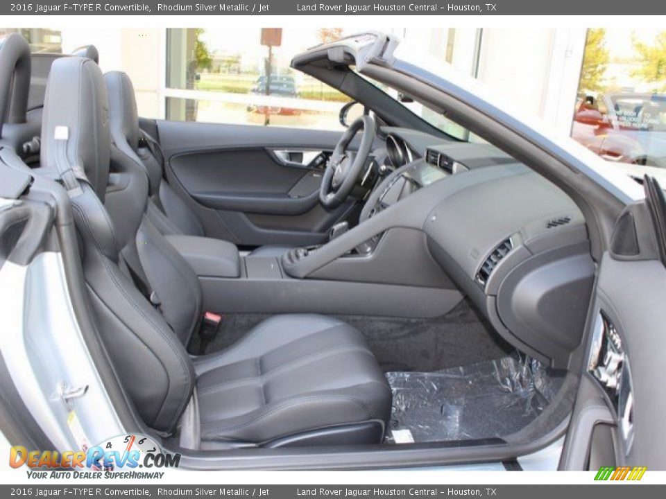 Jet Interior - 2016 Jaguar F-TYPE R Convertible Photo #4