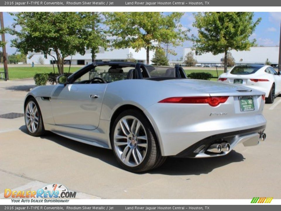 2016 Jaguar F-TYPE R Convertible Rhodium Silver Metallic / Jet Photo #5
