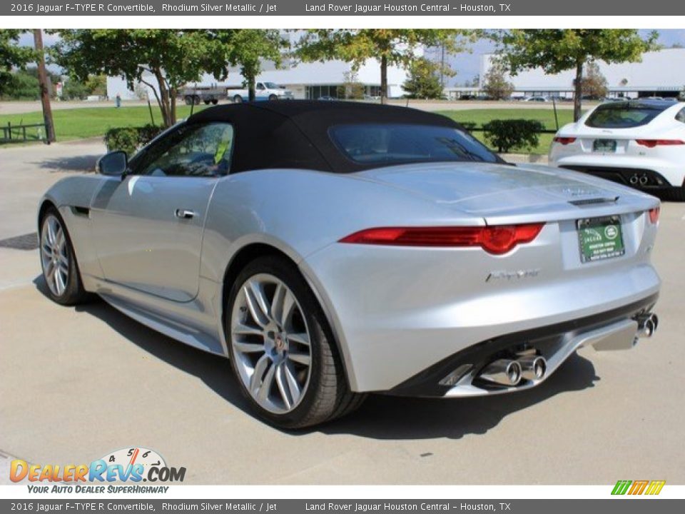 2016 Jaguar F-TYPE R Convertible Rhodium Silver Metallic / Jet Photo #9