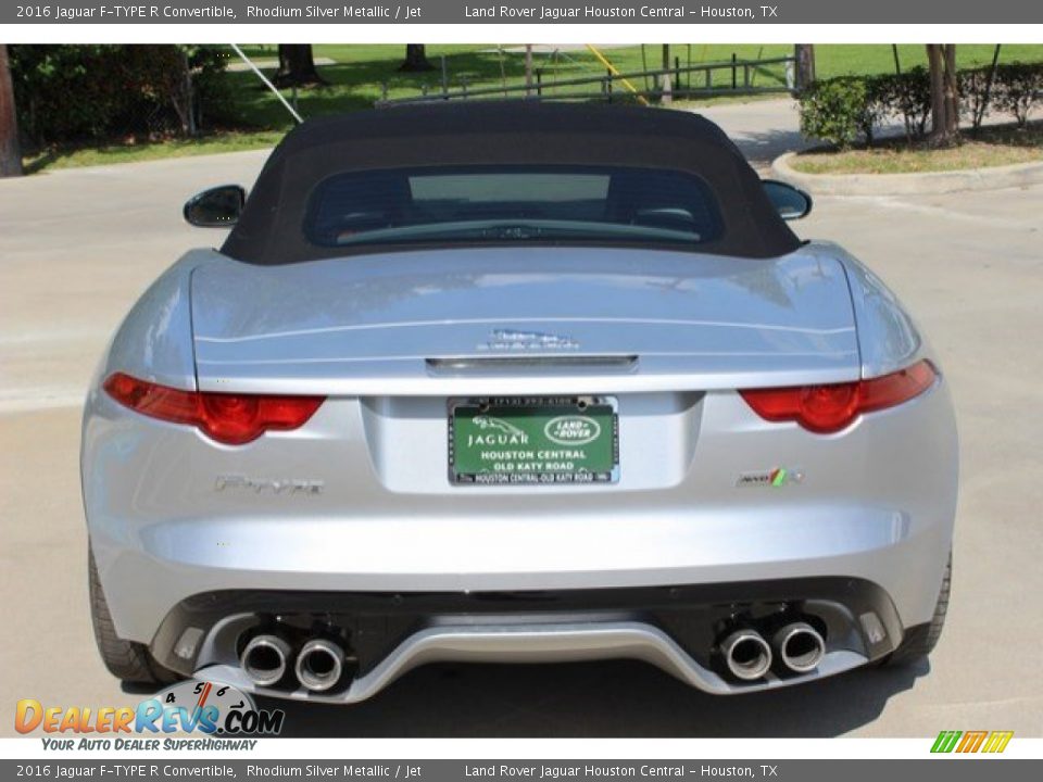 2016 Jaguar F-TYPE R Convertible Rhodium Silver Metallic / Jet Photo #10