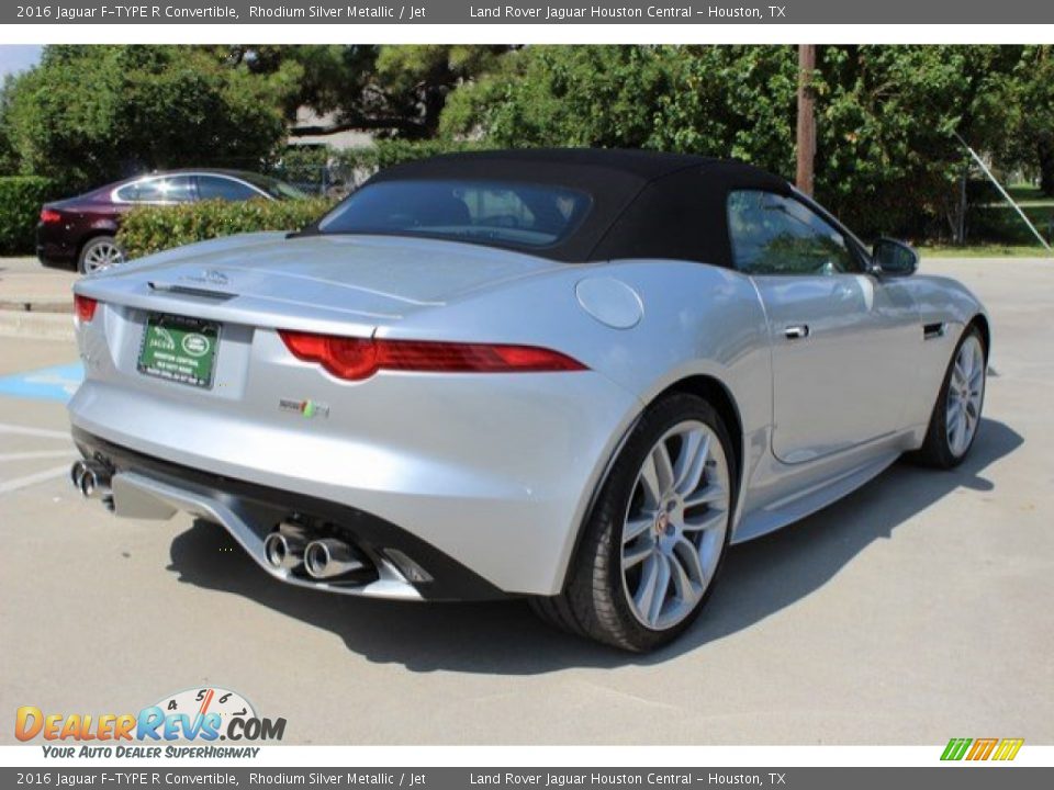 2016 Jaguar F-TYPE R Convertible Rhodium Silver Metallic / Jet Photo #12