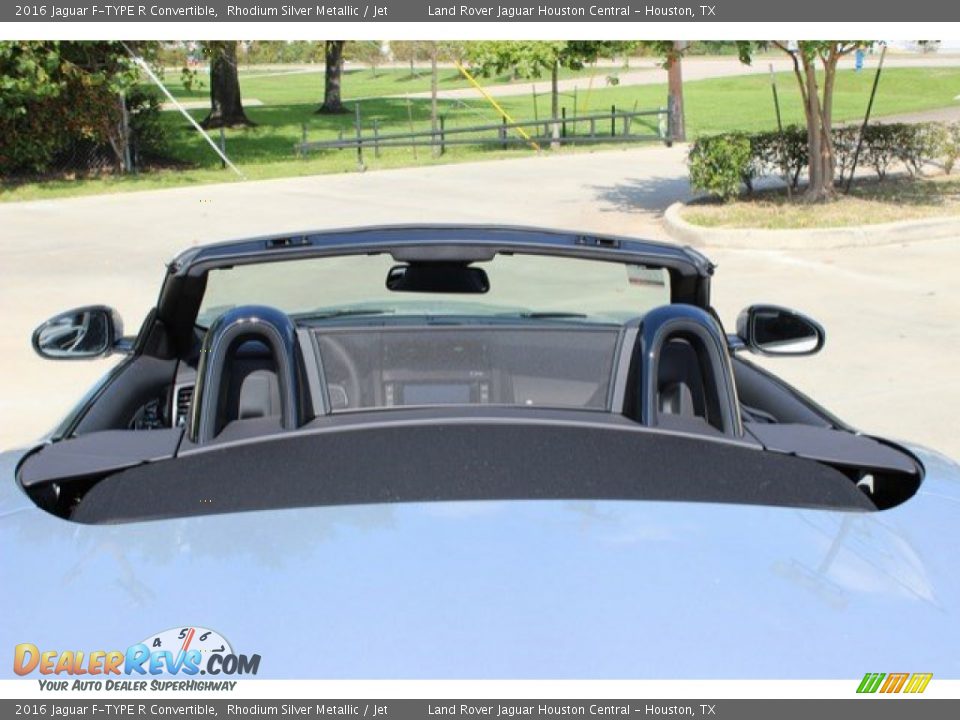 2016 Jaguar F-TYPE R Convertible Rhodium Silver Metallic / Jet Photo #15