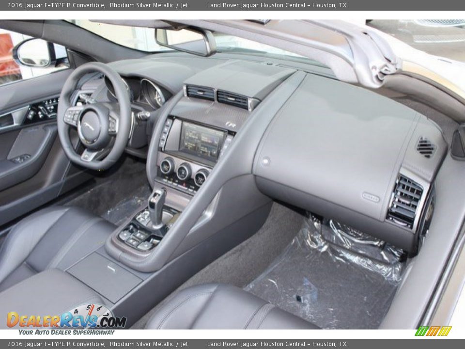 Jet Interior - 2016 Jaguar F-TYPE R Convertible Photo #19