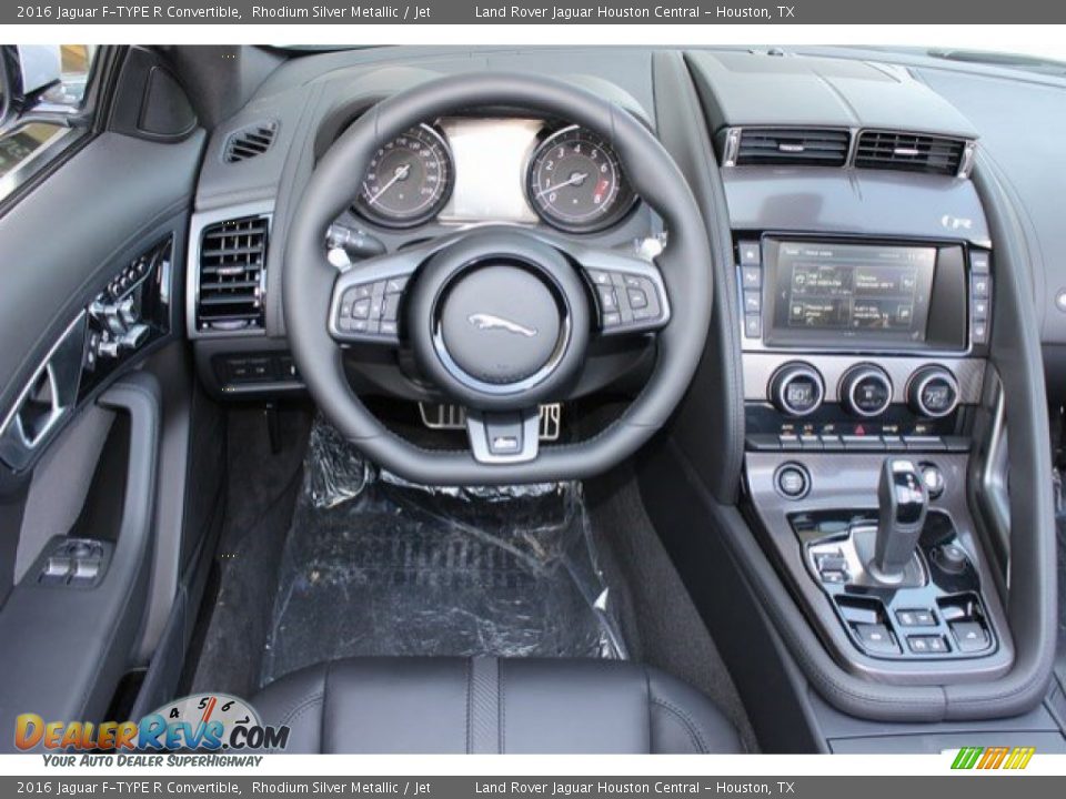 Dashboard of 2016 Jaguar F-TYPE R Convertible Photo #20