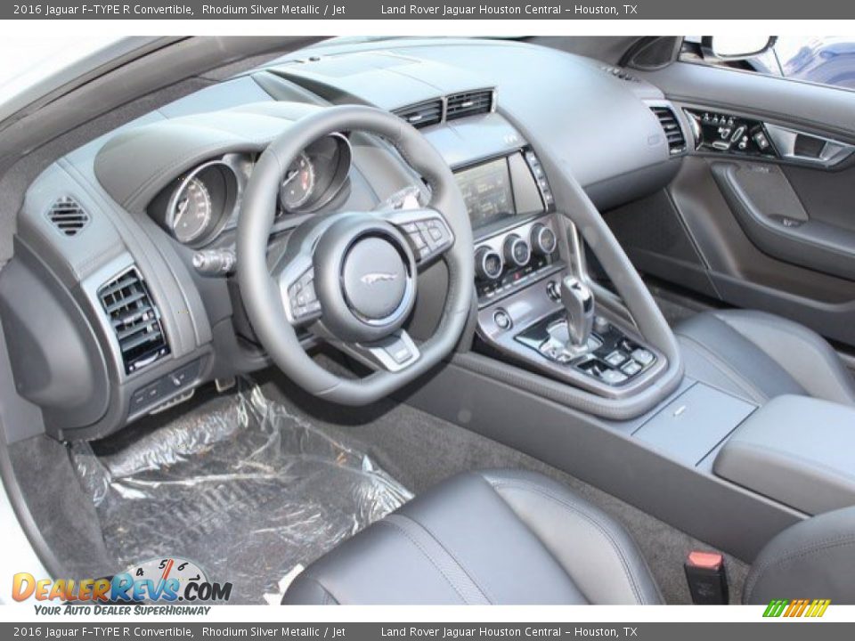 Jet Interior - 2016 Jaguar F-TYPE R Convertible Photo #21