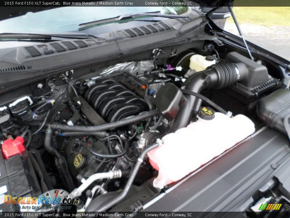 2015 Ford F150 XLT SuperCab 5.0 Liter DOHC 32-Valve Ti-VCT FFV V8 Engine Photo #13