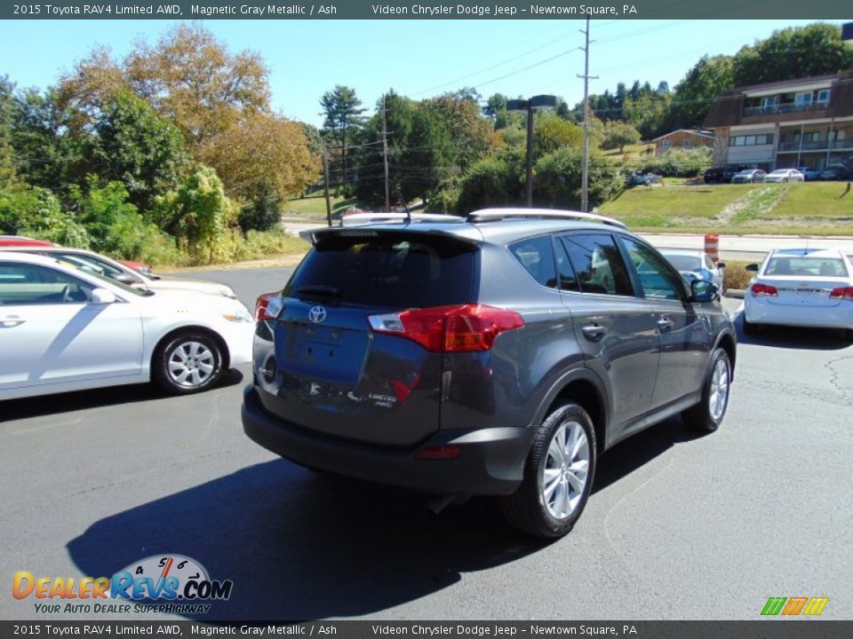 2015 Toyota RAV4 Limited AWD Magnetic Gray Metallic / Ash Photo #3
