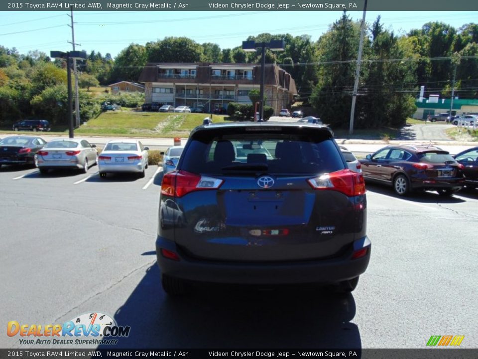 2015 Toyota RAV4 Limited AWD Magnetic Gray Metallic / Ash Photo #4