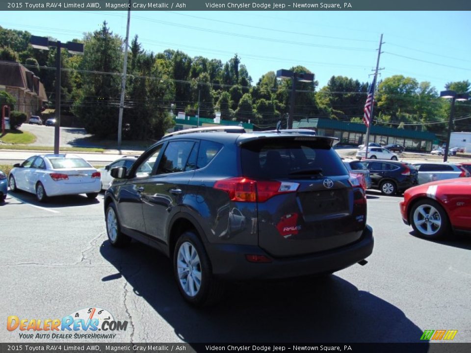 2015 Toyota RAV4 Limited AWD Magnetic Gray Metallic / Ash Photo #5