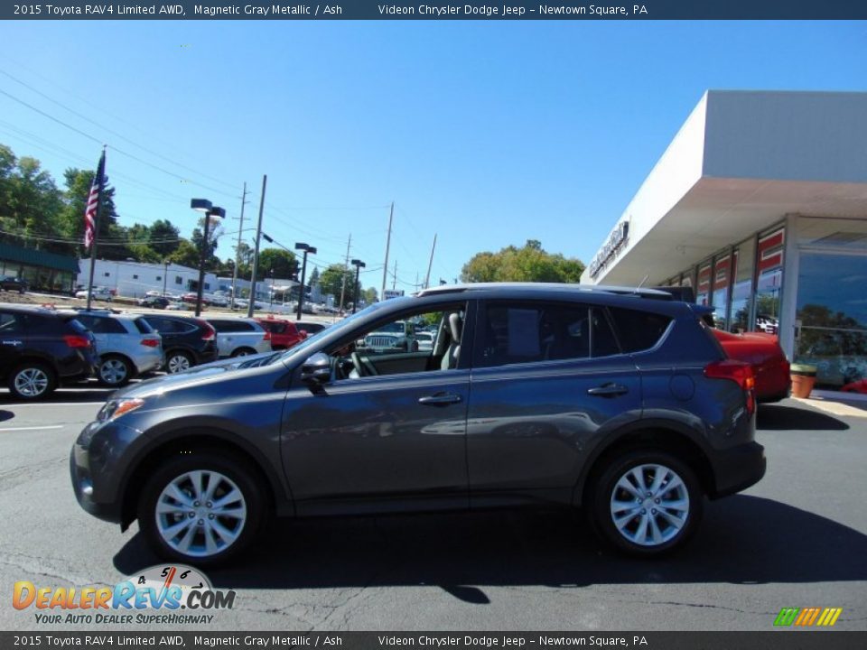 2015 Toyota RAV4 Limited AWD Magnetic Gray Metallic / Ash Photo #6
