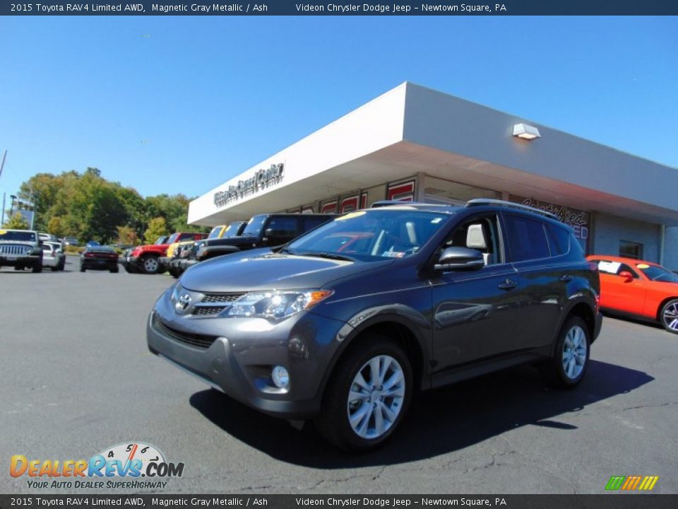 2015 Toyota RAV4 Limited AWD Magnetic Gray Metallic / Ash Photo #7