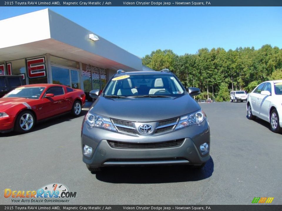 2015 Toyota RAV4 Limited AWD Magnetic Gray Metallic / Ash Photo #8