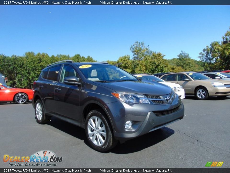 2015 Toyota RAV4 Limited AWD Magnetic Gray Metallic / Ash Photo #9
