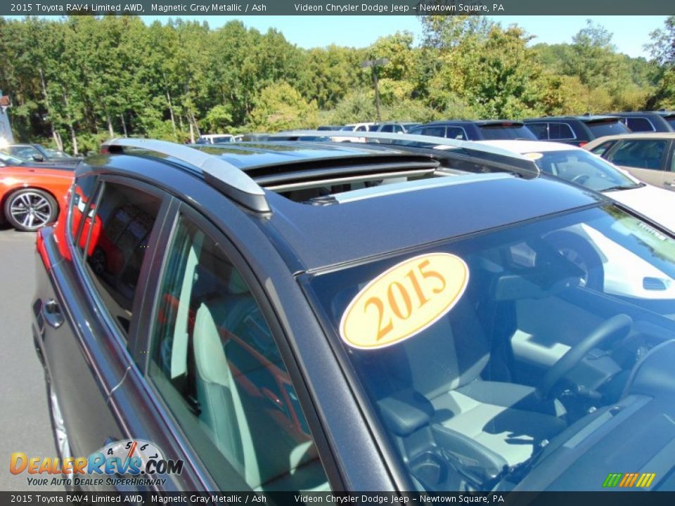 2015 Toyota RAV4 Limited AWD Magnetic Gray Metallic / Ash Photo #10