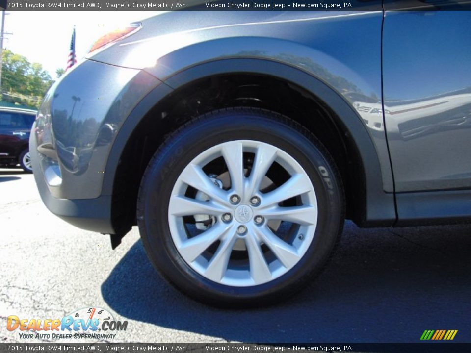 2015 Toyota RAV4 Limited AWD Magnetic Gray Metallic / Ash Photo #12