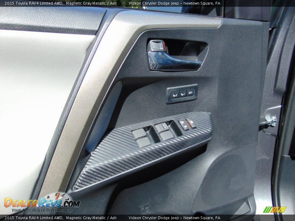 2015 Toyota RAV4 Limited AWD Magnetic Gray Metallic / Ash Photo #15