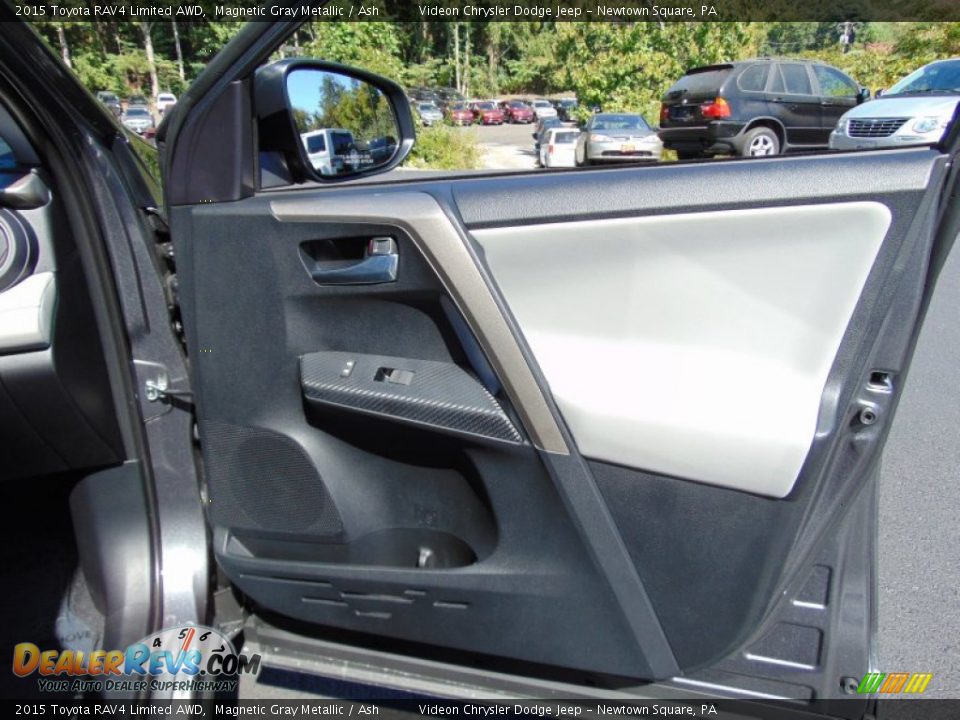 2015 Toyota RAV4 Limited AWD Magnetic Gray Metallic / Ash Photo #19