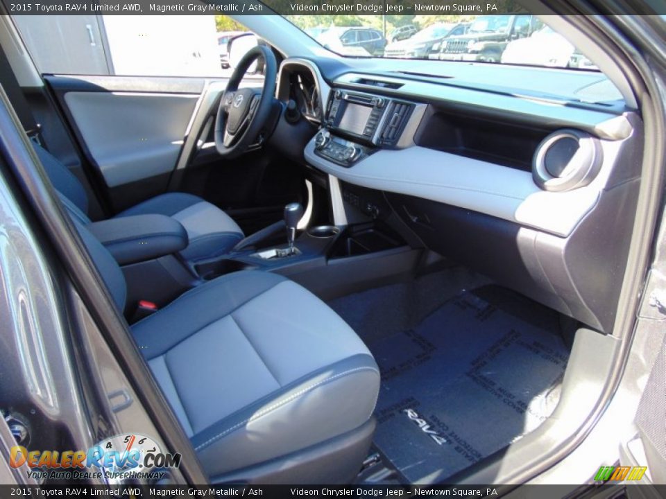 2015 Toyota RAV4 Limited AWD Magnetic Gray Metallic / Ash Photo #20