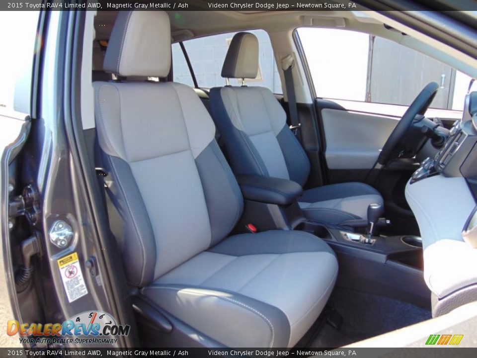 2015 Toyota RAV4 Limited AWD Magnetic Gray Metallic / Ash Photo #21