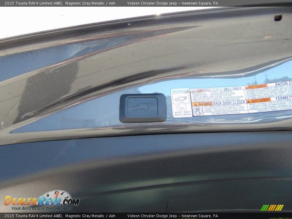 2015 Toyota RAV4 Limited AWD Magnetic Gray Metallic / Ash Photo #25