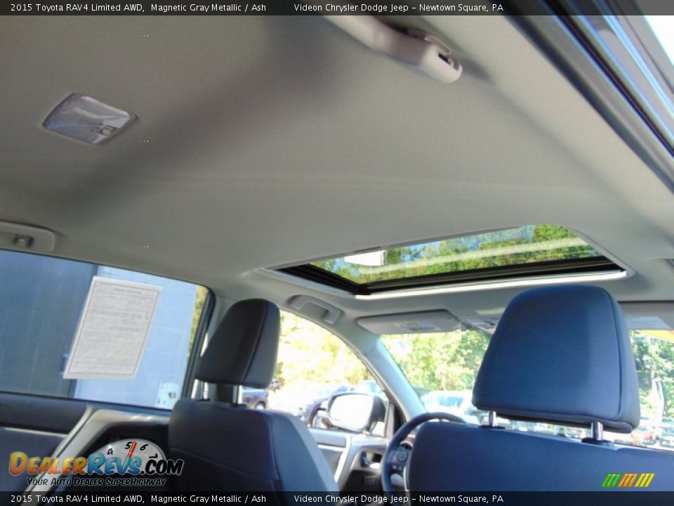 2015 Toyota RAV4 Limited AWD Magnetic Gray Metallic / Ash Photo #26