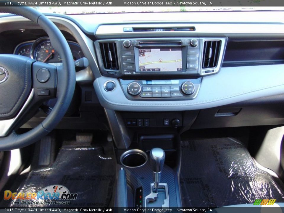 2015 Toyota RAV4 Limited AWD Magnetic Gray Metallic / Ash Photo #27