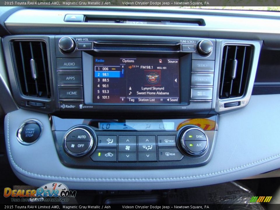 2015 Toyota RAV4 Limited AWD Magnetic Gray Metallic / Ash Photo #28
