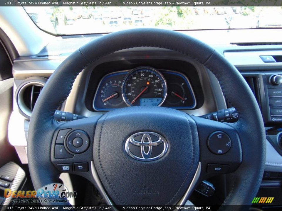 2015 Toyota RAV4 Limited AWD Magnetic Gray Metallic / Ash Photo #32