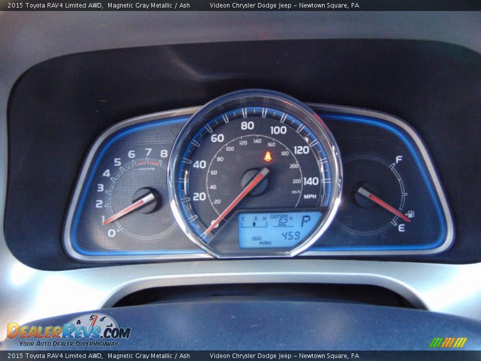 2015 Toyota RAV4 Limited AWD Magnetic Gray Metallic / Ash Photo #33