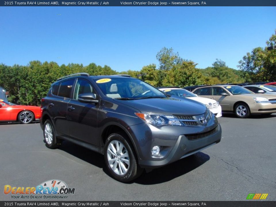 2015 Toyota RAV4 Limited AWD Magnetic Gray Metallic / Ash Photo #34