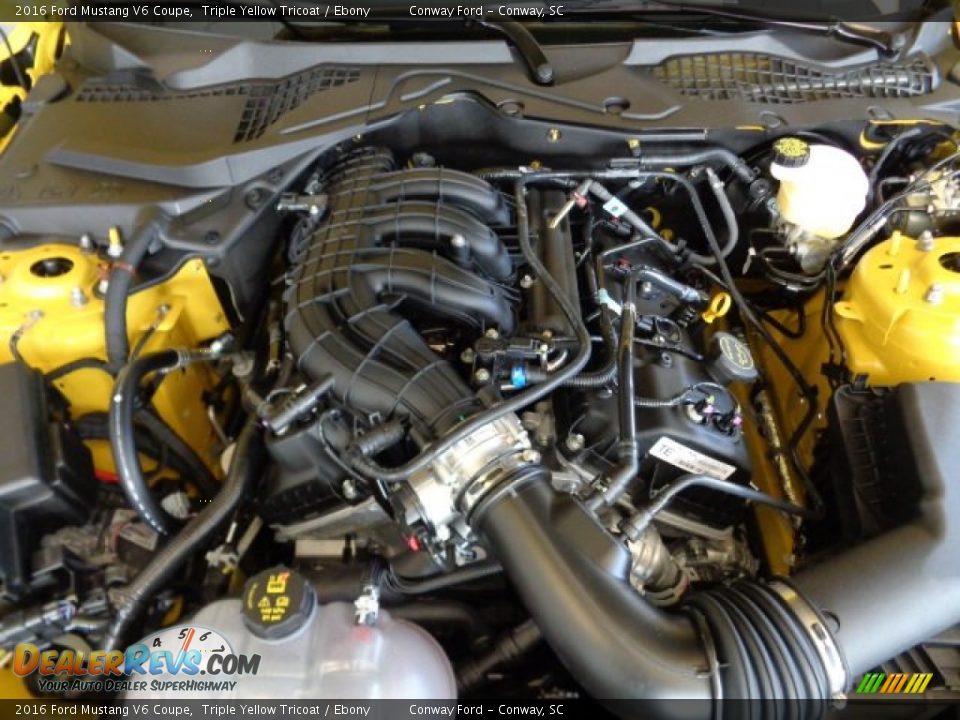 2016 Ford Mustang V6 Coupe 3.7 Liter DOHC 24-Valve Ti-VCT V6 Engine Photo #9