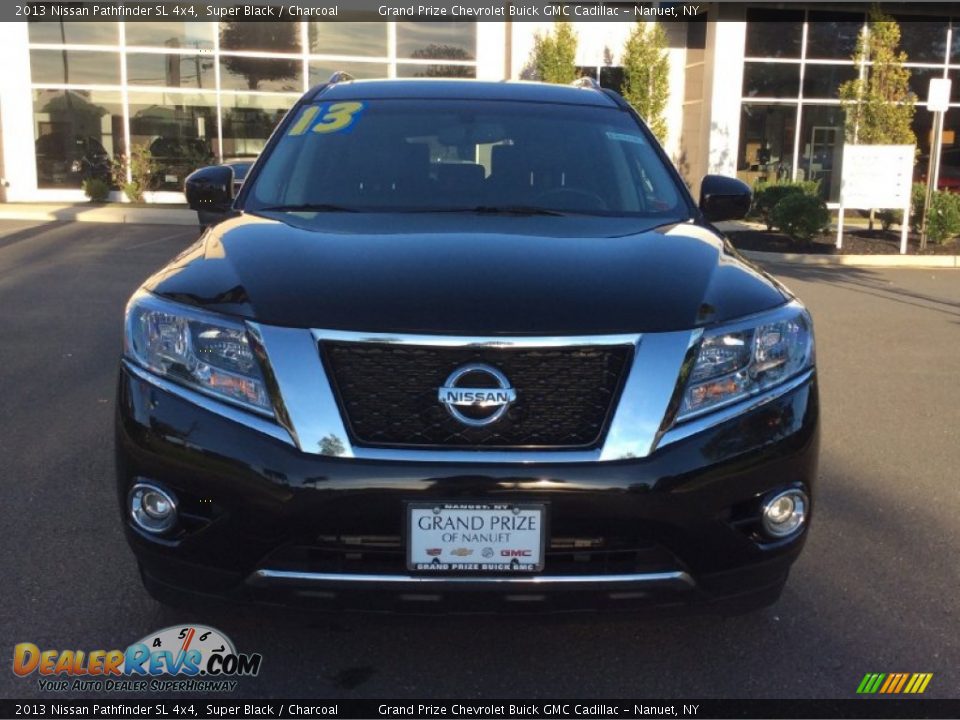2013 Nissan Pathfinder SL 4x4 Super Black / Charcoal Photo #3