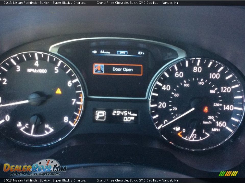 2013 Nissan Pathfinder SL 4x4 Super Black / Charcoal Photo #13