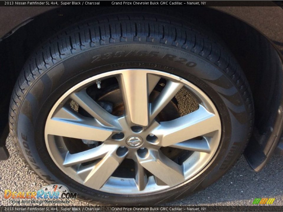 2013 Nissan Pathfinder SL 4x4 Super Black / Charcoal Photo #18
