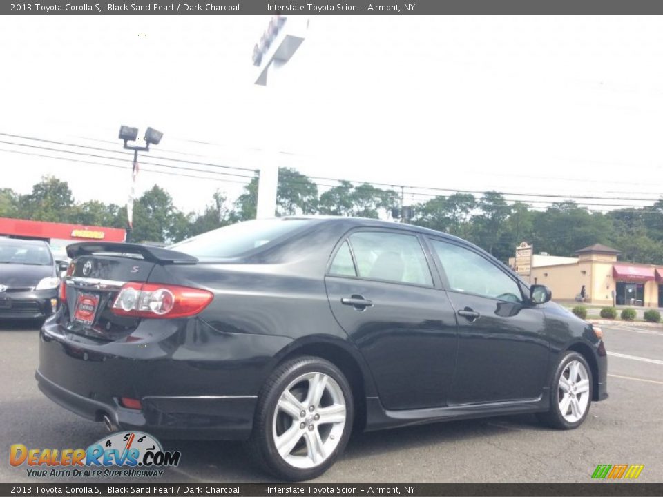 2013 Toyota Corolla S Black Sand Pearl / Dark Charcoal Photo #4