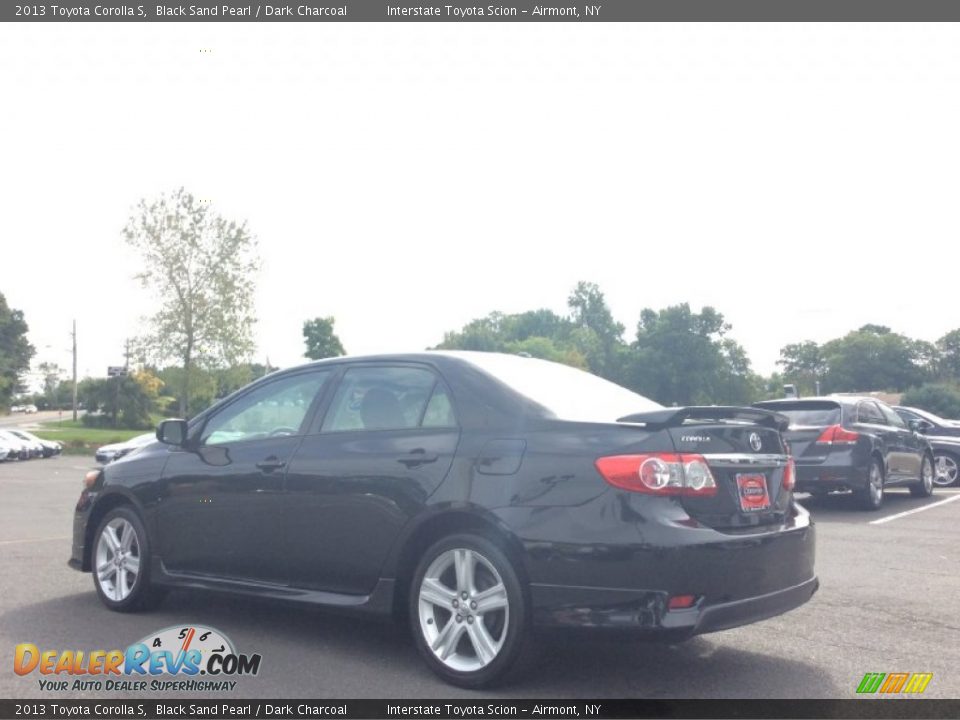 2013 Toyota Corolla S Black Sand Pearl / Dark Charcoal Photo #6